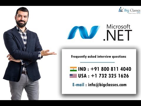 Top 20 .net interview questions and answers in 2018 part 4 - Dot net tutorial Bigclasses