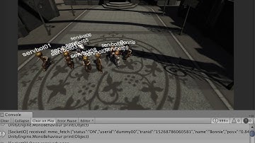 Test MMO with Unity3d + Websocket Server