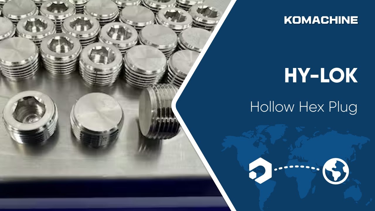 HY-LOK / Hollow Hex Plug (H-SPA-16N-S316) / INV-03447 - YouTube