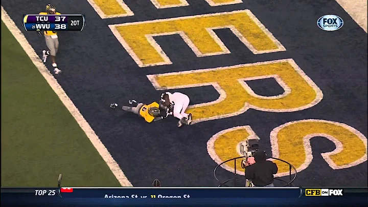 Josh Boyce 2 Point Conversion in Overtime TCU Horn...