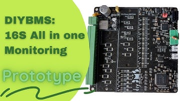 DIYBMS 16S Prototype (all in one monitoring solution)
