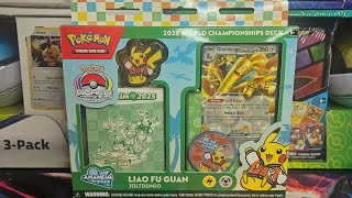 Pokémon 2025 'Joltdengo' World Championship Deck Unboxing