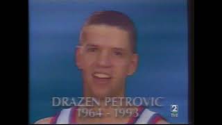 Drazen Petrovic minute of silence 1993