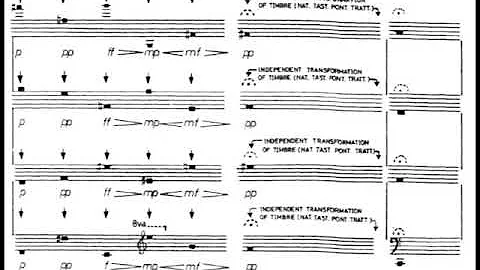 Earle Brown - String Quartet (1965) [Score-Video]