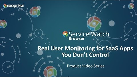 How to Monitor Web Performance for End-User Experience