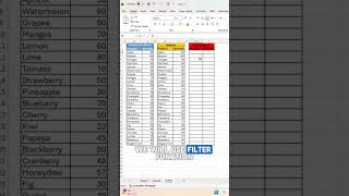 create an Auto-updating Inventory list in Excel using Filter Function.#excel #exceltips #viral