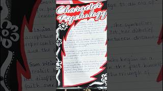 English Project File Class 12th || The Third Level || English School Project