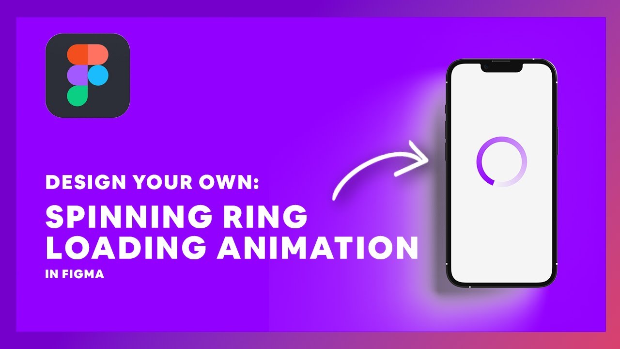 How To Design a Spinning Ring Loading Animation in Figma YouTube