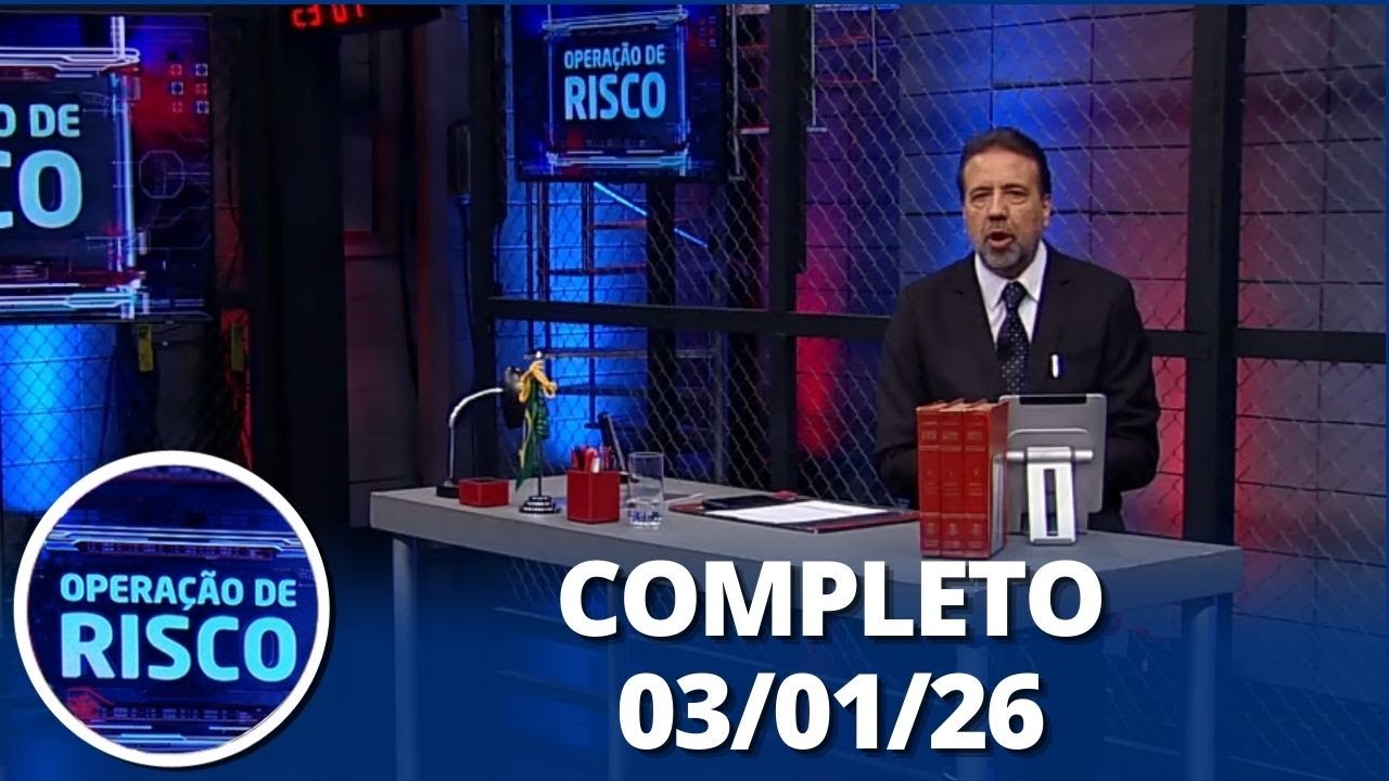Operação de Risco: Especial Menores do Crime (03/01/26) | Completo