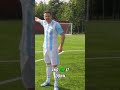 Messi free kick secrets revealed! #football #soccer #messi