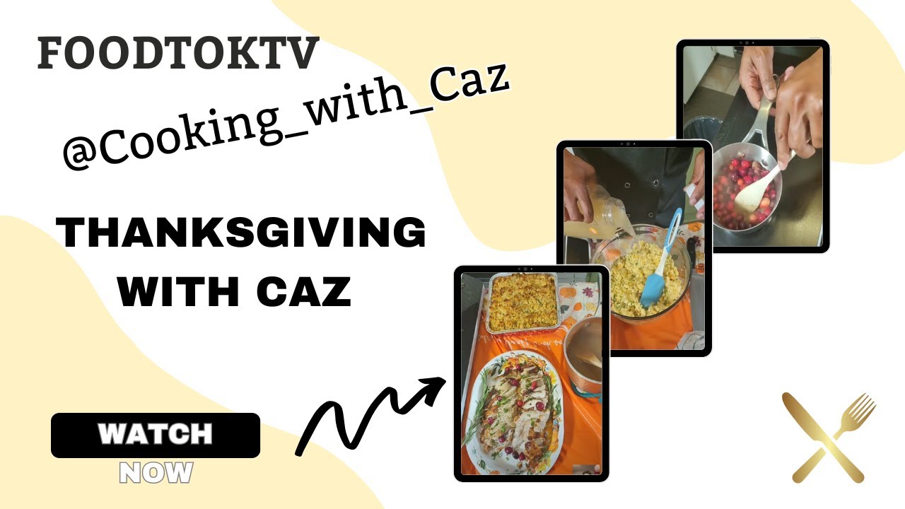 Thanksgiving on SNL with Caz  (Cooking_with_Caz) on FoodtokTV