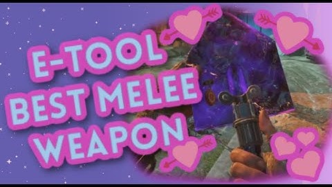 E-TOOL - HOW TO UNLOCK BEST MELEE WEAPON IN CALL OF DUTY ZOMBIES
