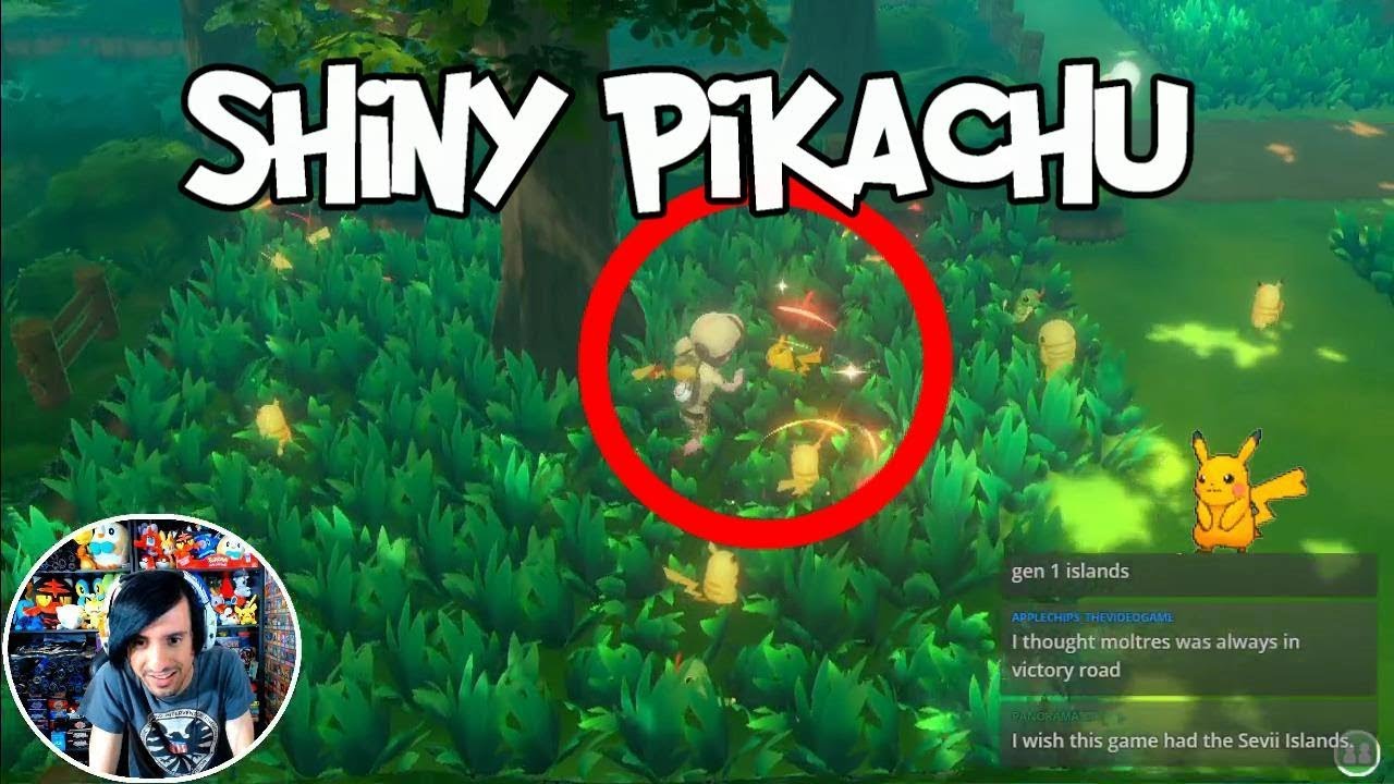 SHINY PIKACHU Pokemon Let s Go Pikachu Shiny Pokemon Reaction