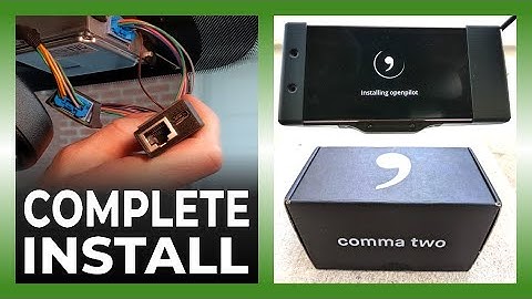COMPLETE INSTALL - Comma 2 + Openpilot on Hyundai Palisade