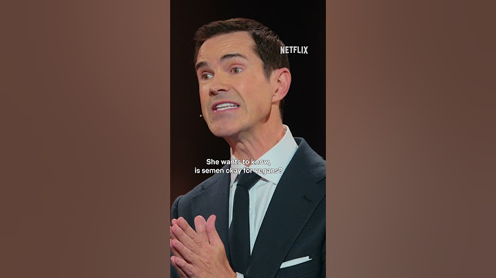 Is semen okay for vegans? #jimmycarr #naturalbornkiller #standupcomedy #netflix
