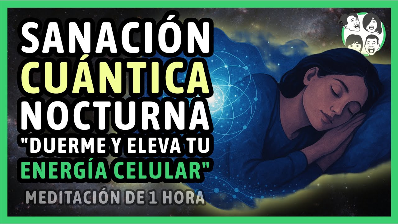 (1 Hora) Sanación CUÁNTICA Nocturna ✨ | Duerme y Eleva tu ENERGÍA CELULAR | Meditación para Dormir