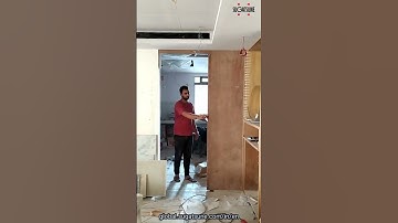 Flush Sliding Door fitting || MFU-1200 Hidden sliding door system #@HardwareArtist #viral