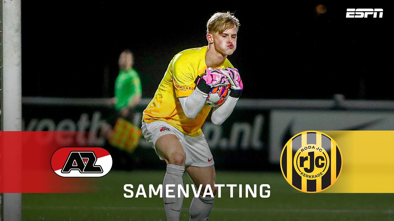 ✨ Tom Kerssens SCOORT & staat vervolgens onder de lat 🤔🧤 | Samenvatting Jong AZ - Roda JC