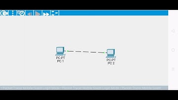 Simple Peer to Peer network in Cisco Packet Tracer.