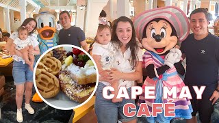 CAFÉ DA MANHÃ COM PERSONAGENS NO CAPE MAY CAFE DA DISNEY!