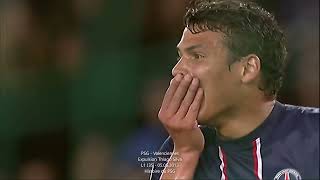 PSG - Valenciennes | Expulsion Thiago Silva et geste de Leonardo sur Mr Castro | L1 J35 | 05 05 2013