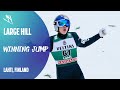 Kobayashi defies wind to secure one-round Large Hill win | Lahti | FIS Ski Jumping