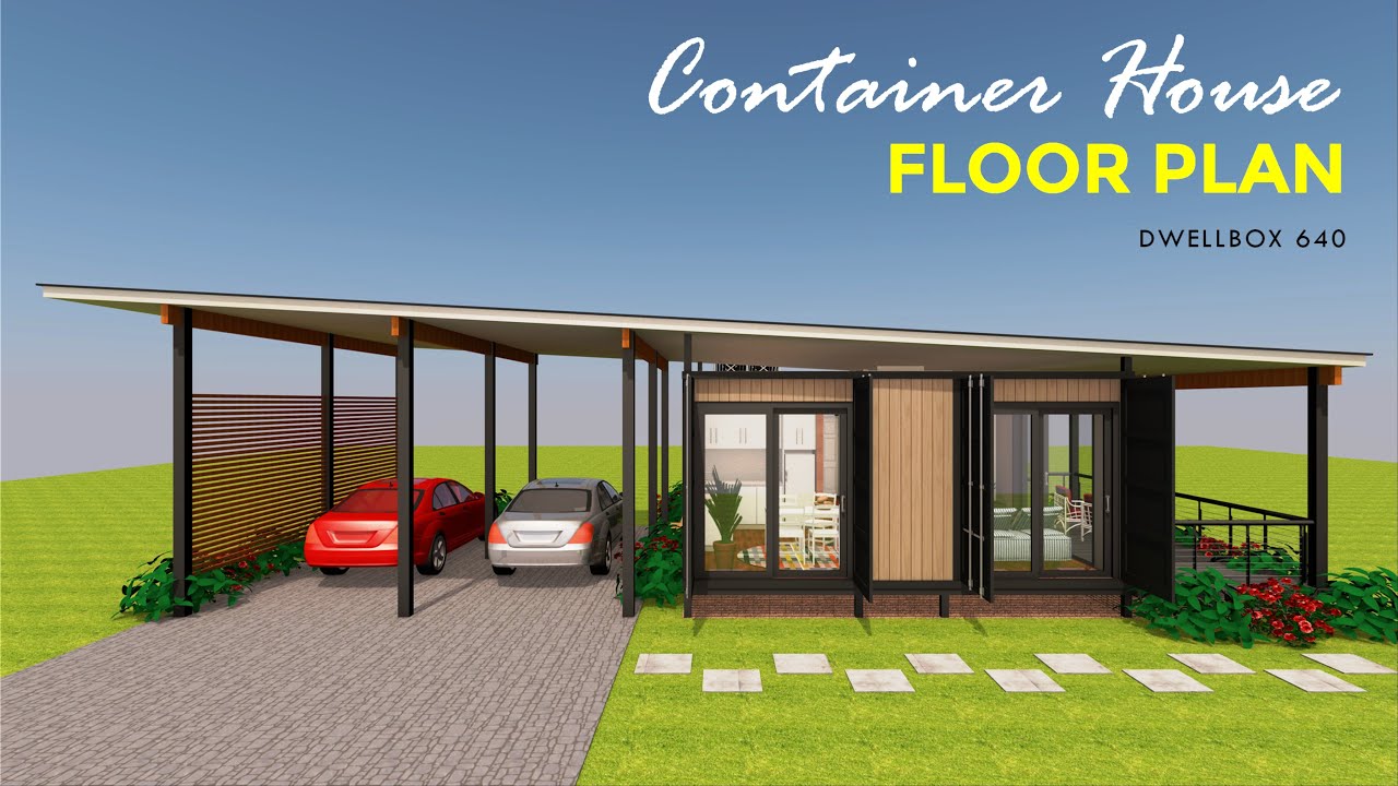 Shipping Container Home 3 Bedroom Design With Floor Plans - Youtube