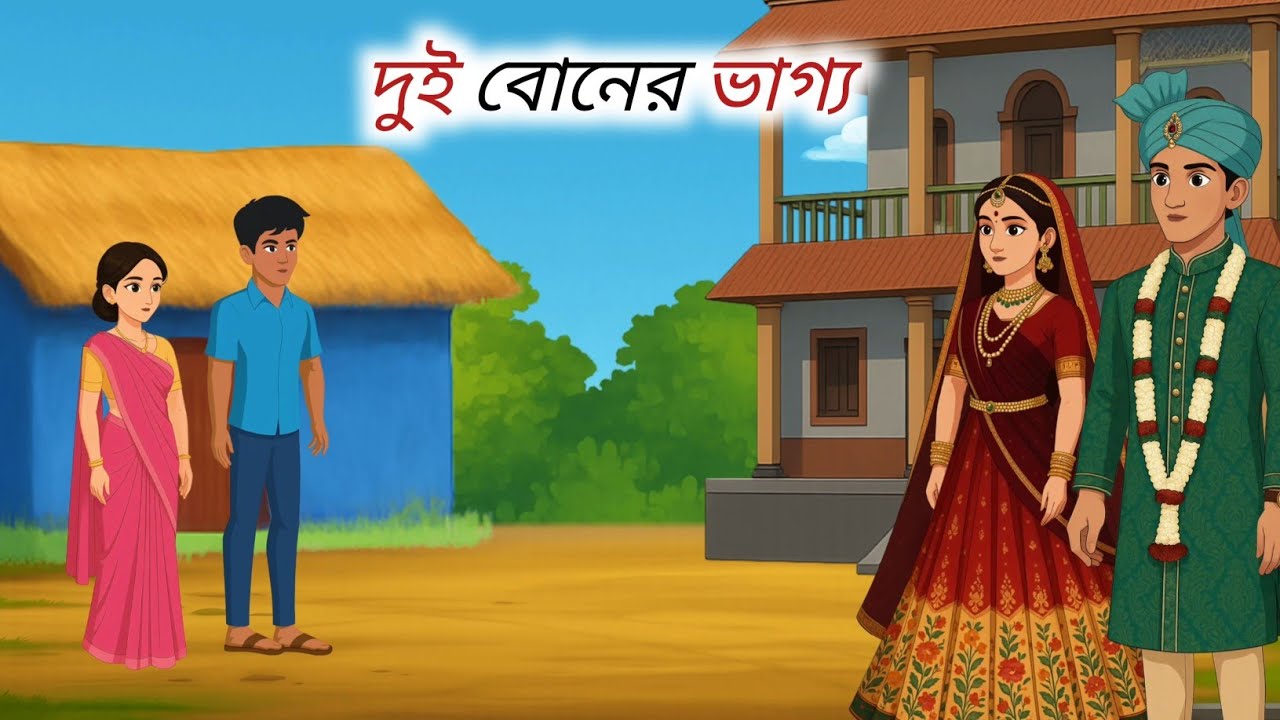 দুই বোনের ভাগ্য ll  ll Bengali Moral Stories ll Thakumar Jhuli ll Bengali cartoon ll New Cartoon