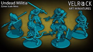 Velrock Art Miniatures Adventurer October 2024 - Undead Militia