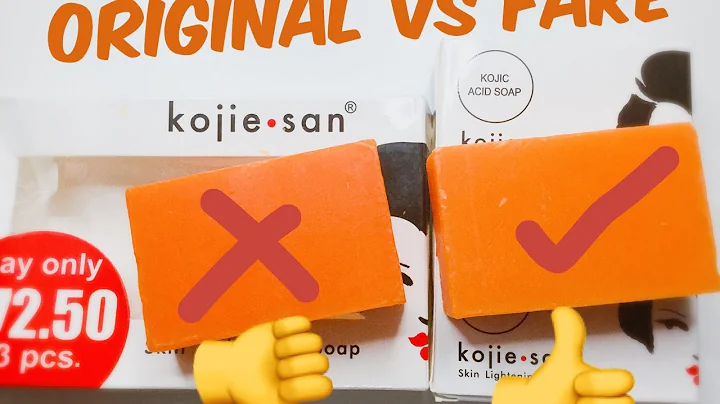 Original kojie San Soap VS Fake kojie San Soap