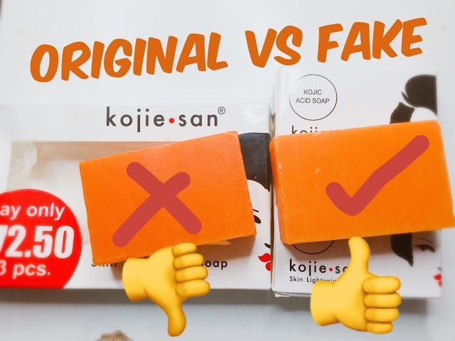 kojie san savon le vrai vs fake｜Recherche TikTok