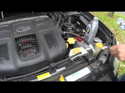 Уровень масла в ДВС  Subaru Forester 2.5 Turbo