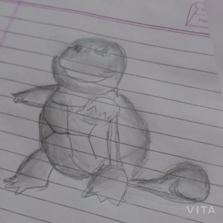 Pokemon drawing without colour - YouTube