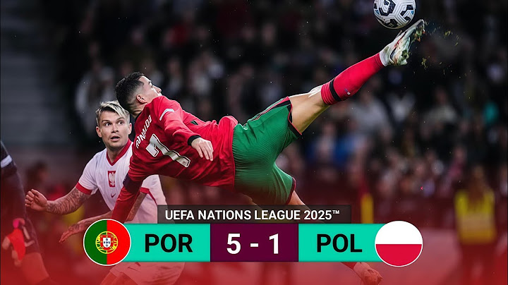 RONALDO SZOKUJE PUBLICZNOŚĆ BRAMKĄ NA ROWER | Portugalia kontra Polska 5-1 | Najważniejsze momenty Ligi Narodów