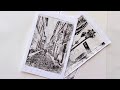 Black and white Monoprints | Gel plate |  Photo transfer