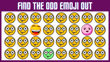 FIND THE ODD EMOJI OUT 🔍 | EMOJI PUZZLE QUIZ #17