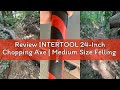 Review INTERTOOL 24-Inch Chopping Axe | Medium Size Felling Ax for Wood Splitting &amp; Camping | Shock