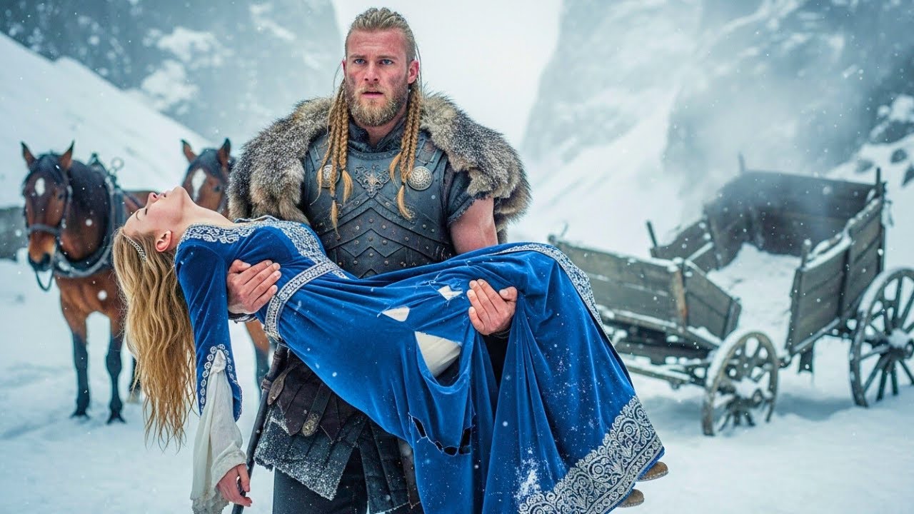 RĂZBOINIC VIKING SALVEAZĂ O FEMEIE ÎN MUNȚII ÎNGHEȚAȚI, DAR EA ERA PRINȚESA CLANULUI DUȘMAN