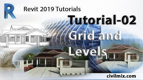 Revit Beginner Tutorial - 02- How Create grids and Levels