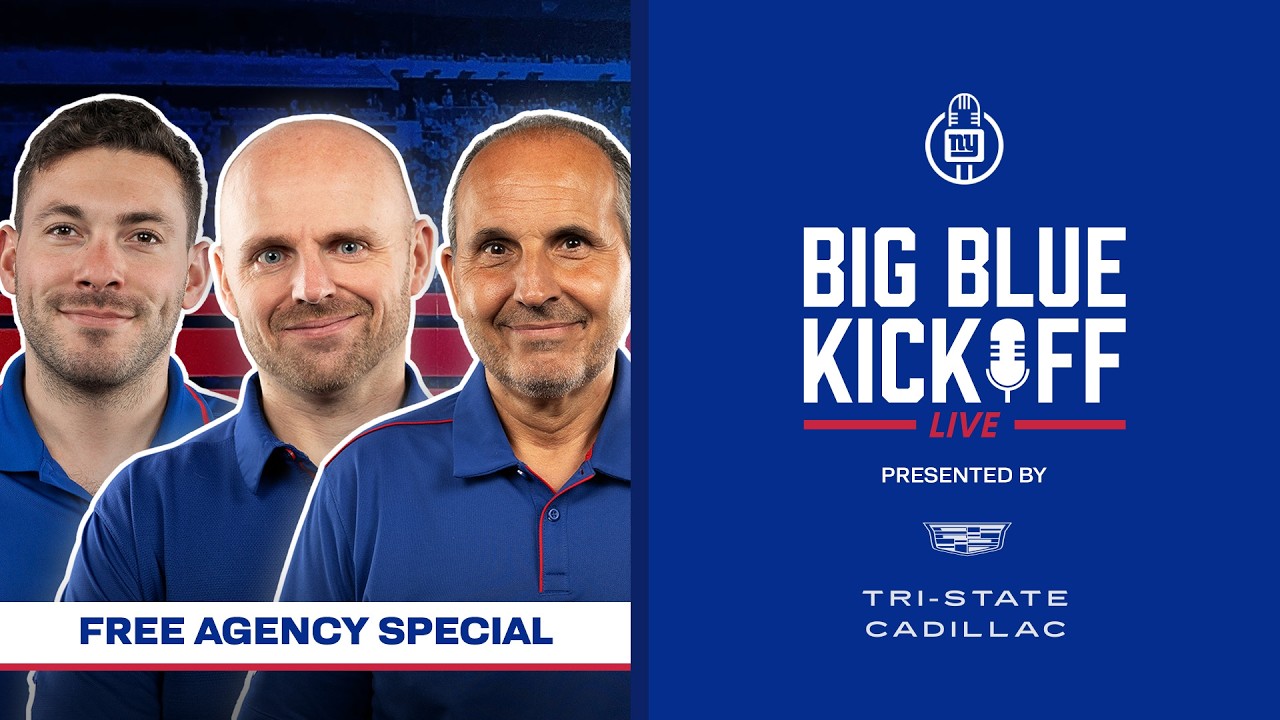 Free Agency Special | Big Blue Kickoff Live | New York Giants