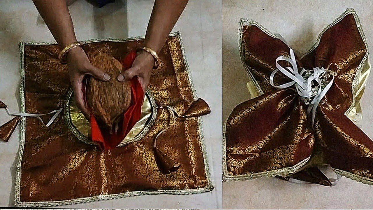 VEDIC VAANI Oti Chi Pishvi Bag | Oti Batwa | Use For Shagun And Wedding-  Green (1 Piece) : Amazon.in: Home & Kitchen
