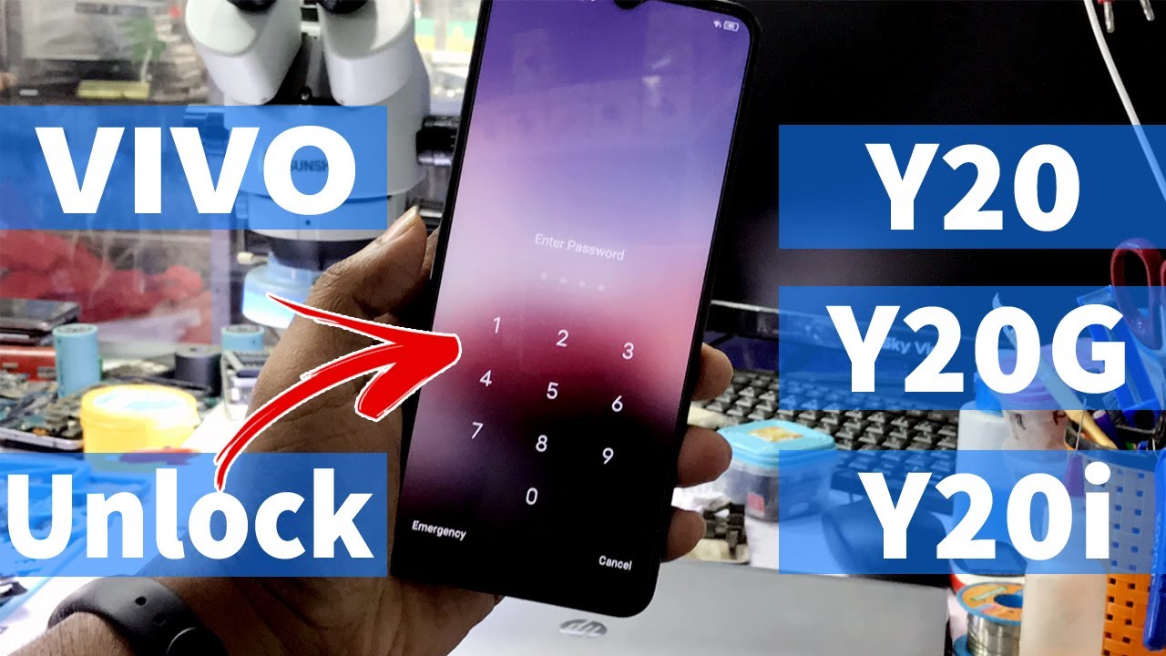 ViVO Y20, Y20g, Y20i (FRP, PIN, Password, Pattern Remove) UMT 2021