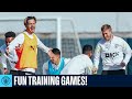 Fun training games  man city training