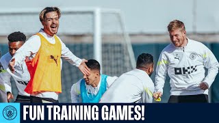 FUN TRAINING GAMES! | Man City Training screenshot 2