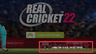 Real Cricket 22 Fix Connecting To Real Cricket Server... Problem Solve