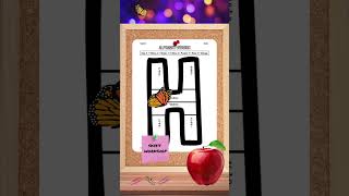 #SHORTS Alphabet Division LETTER H Math Practice Coloring Worksheet Activity or Quiz