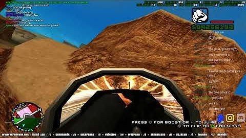 FLYING THE HYDRA IN FIRST PERSON | GTA SA MULTIPLAYER(SAMP) | SERVER UIF