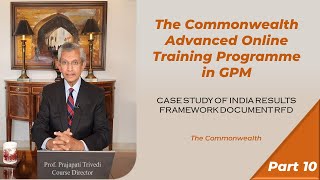 Case Study of India Results Framework Document RFD – Commitment for Results (CFR) | The Commonwealth