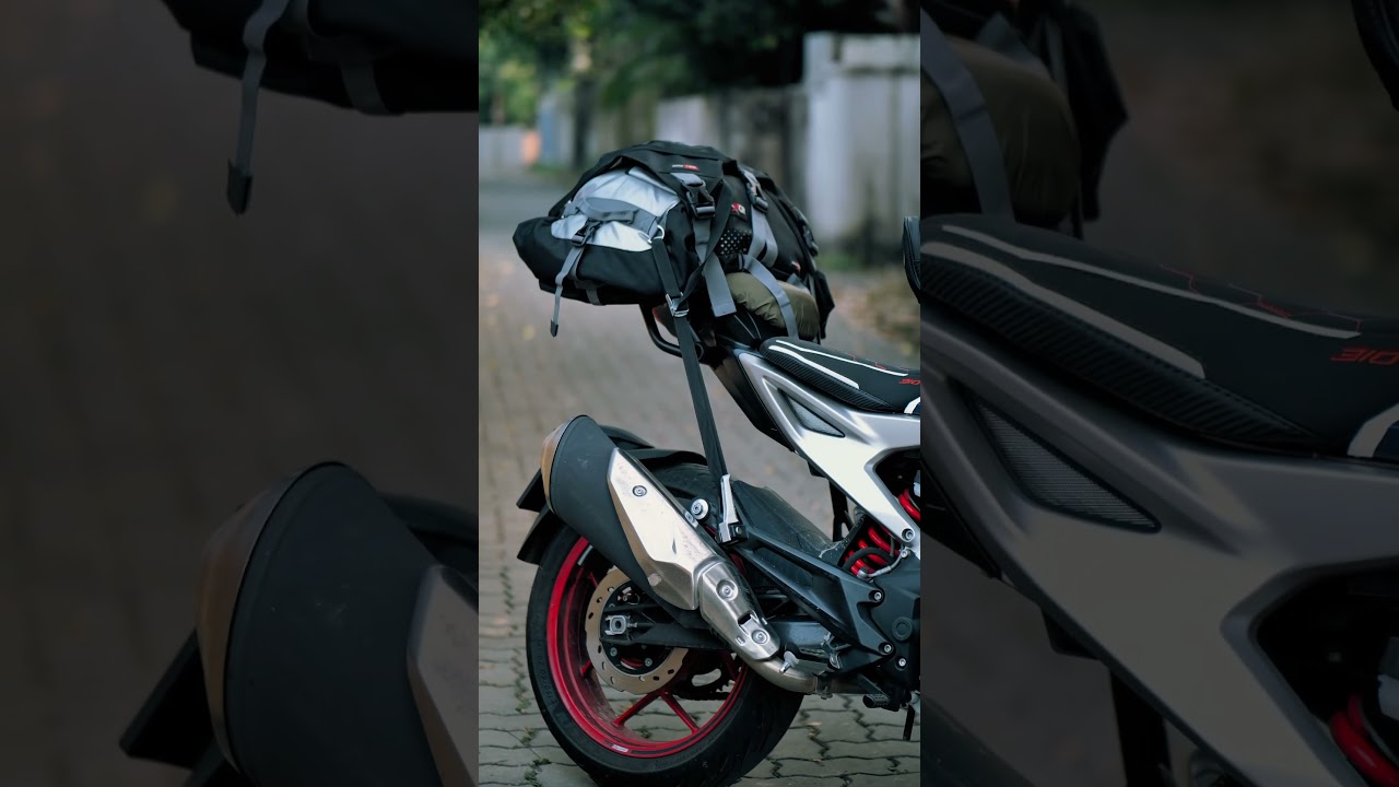 Modified TVS RTR 310 in Kochi for travelling! With dash camera🔥