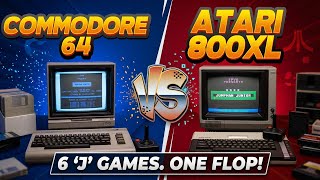 C64 vs Atari 800XL – 6 J Games Face Off! (One Totally Flopped)
